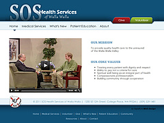 SOS Health Services Website